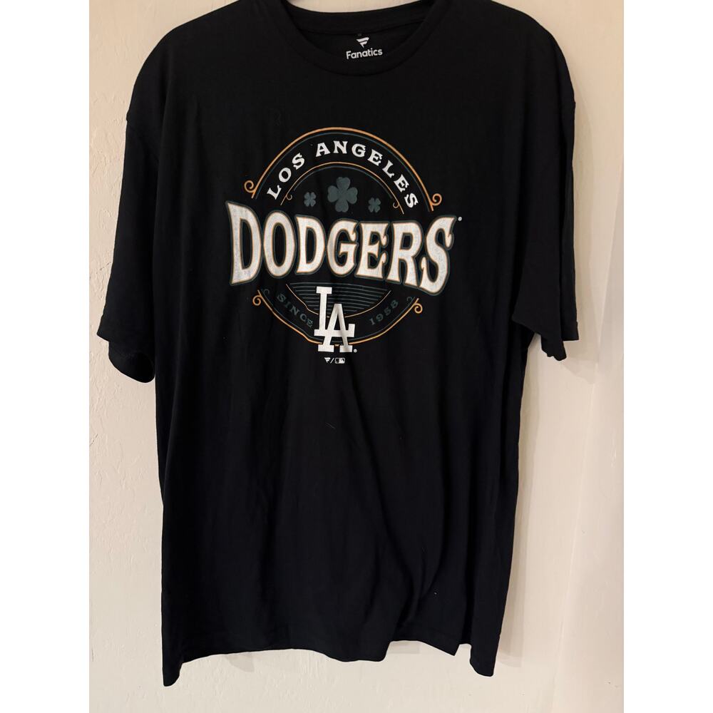 Los Angeles Dodgers Men's Fanatics St. Patty's Day T-shirt Size XL -NWOT